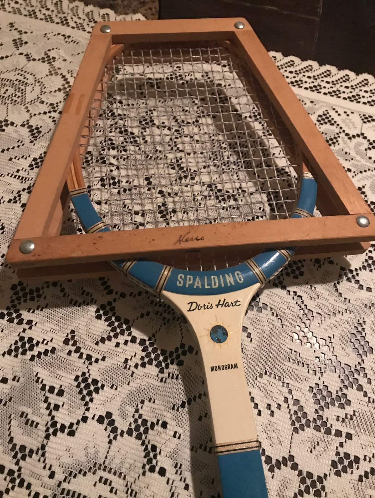 Vintage tennis racquet