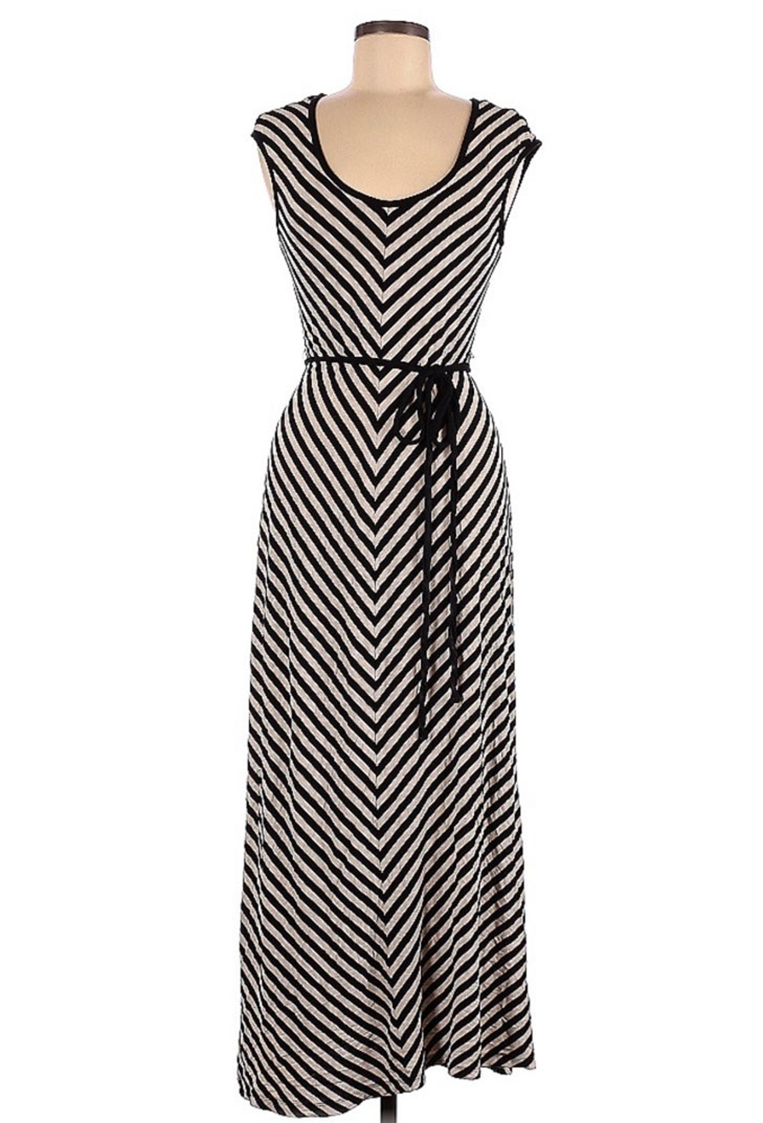 Calvin Klein stripped maxi dresses