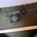 J. Crew Men's 100% Lambs Wool V-Neck Sweater Size M Green Argyle Diamond