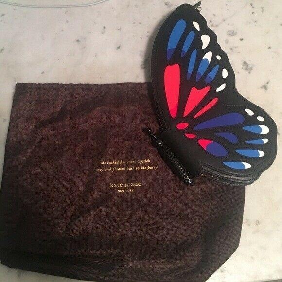 kate spade butterfly clutch