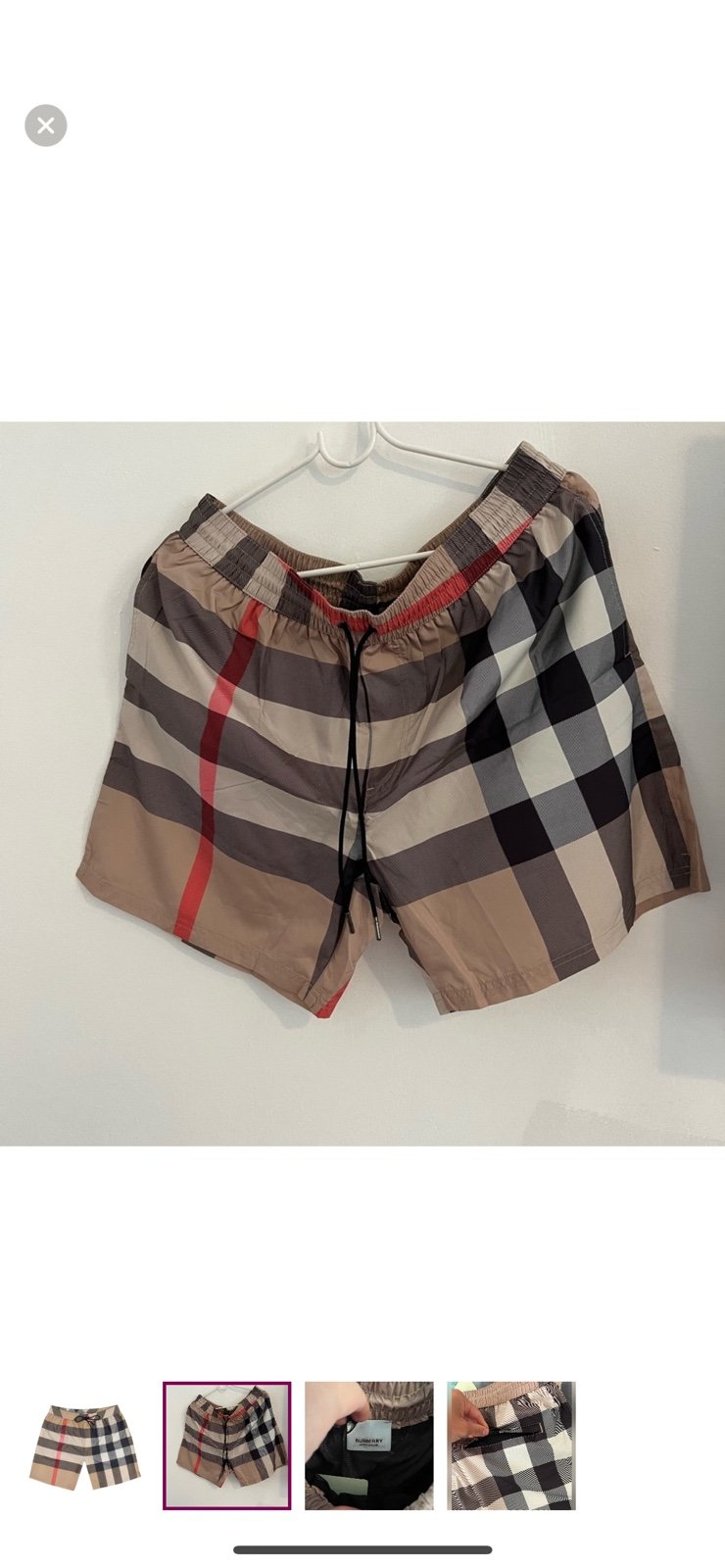 New burberry short for men