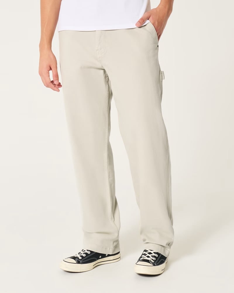 Hollister Men's Light Tan Baggy Jeans -- 36x30 - NWT