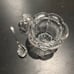 Baccarat Crystal Vintage Mustard Jam Caviar Condiment Jar Lid Spoon France