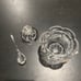 Baccarat Crystal Vintage Mustard Jam Caviar Condiment Jar Lid Spoon France