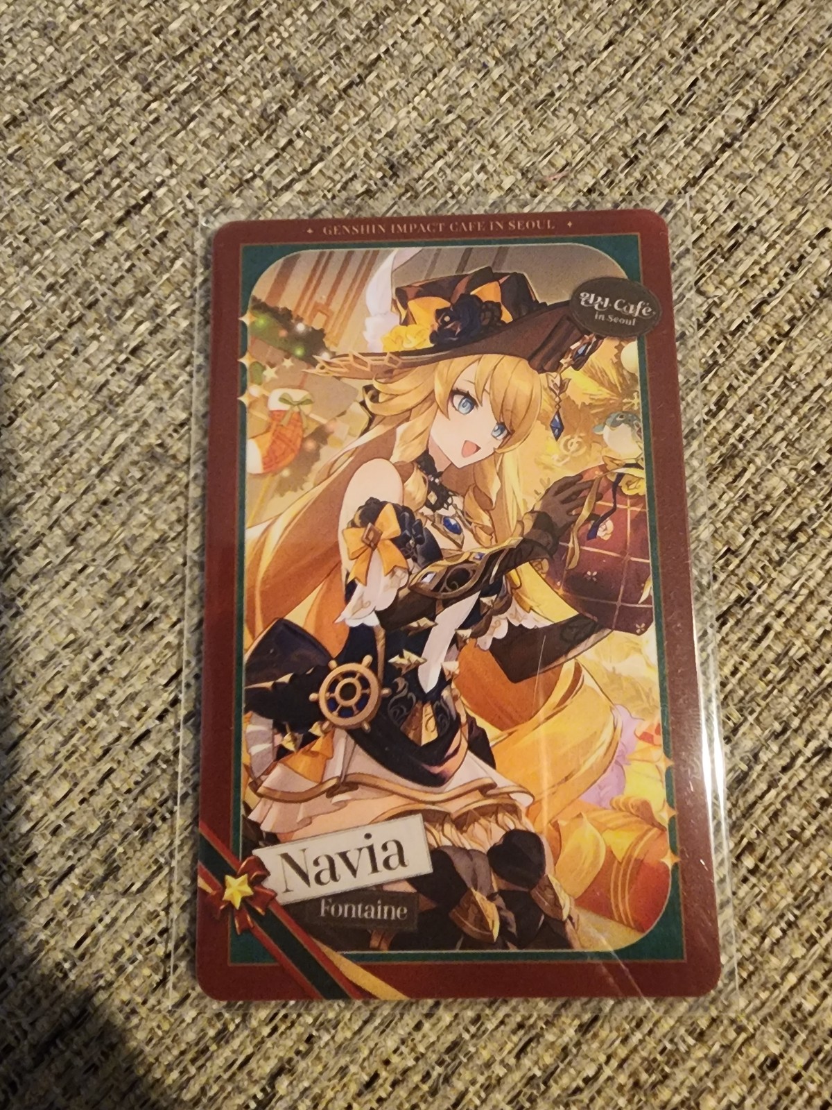 genshin impact korea christmas card