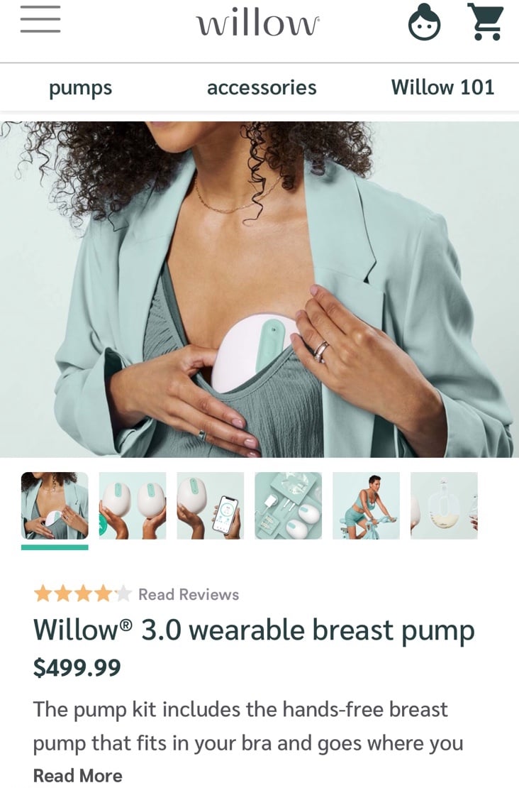 WILLOW breast pump