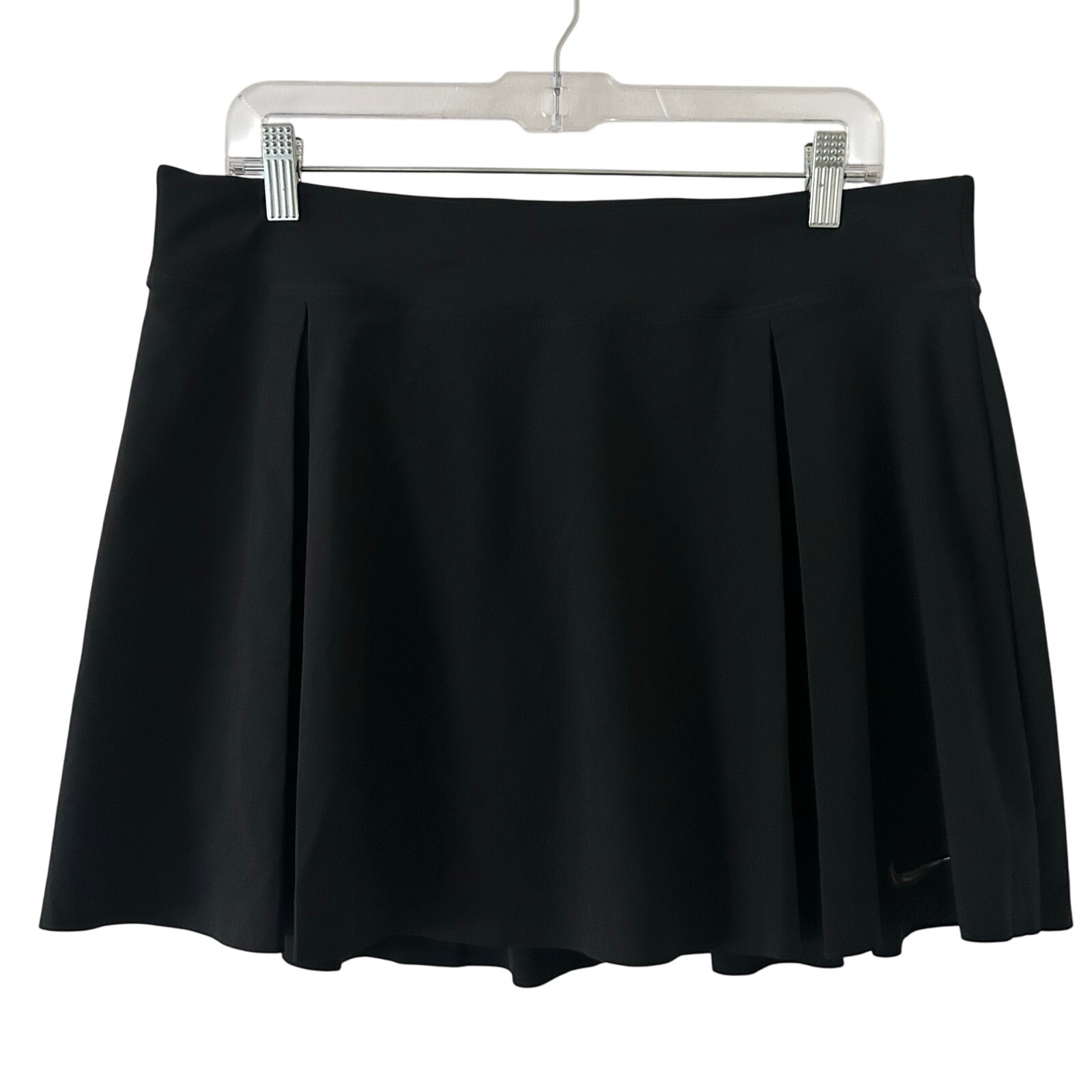 Nike's Women's Dri-Fit Pleated Golf Skort With Built-In Shorts Black XL New