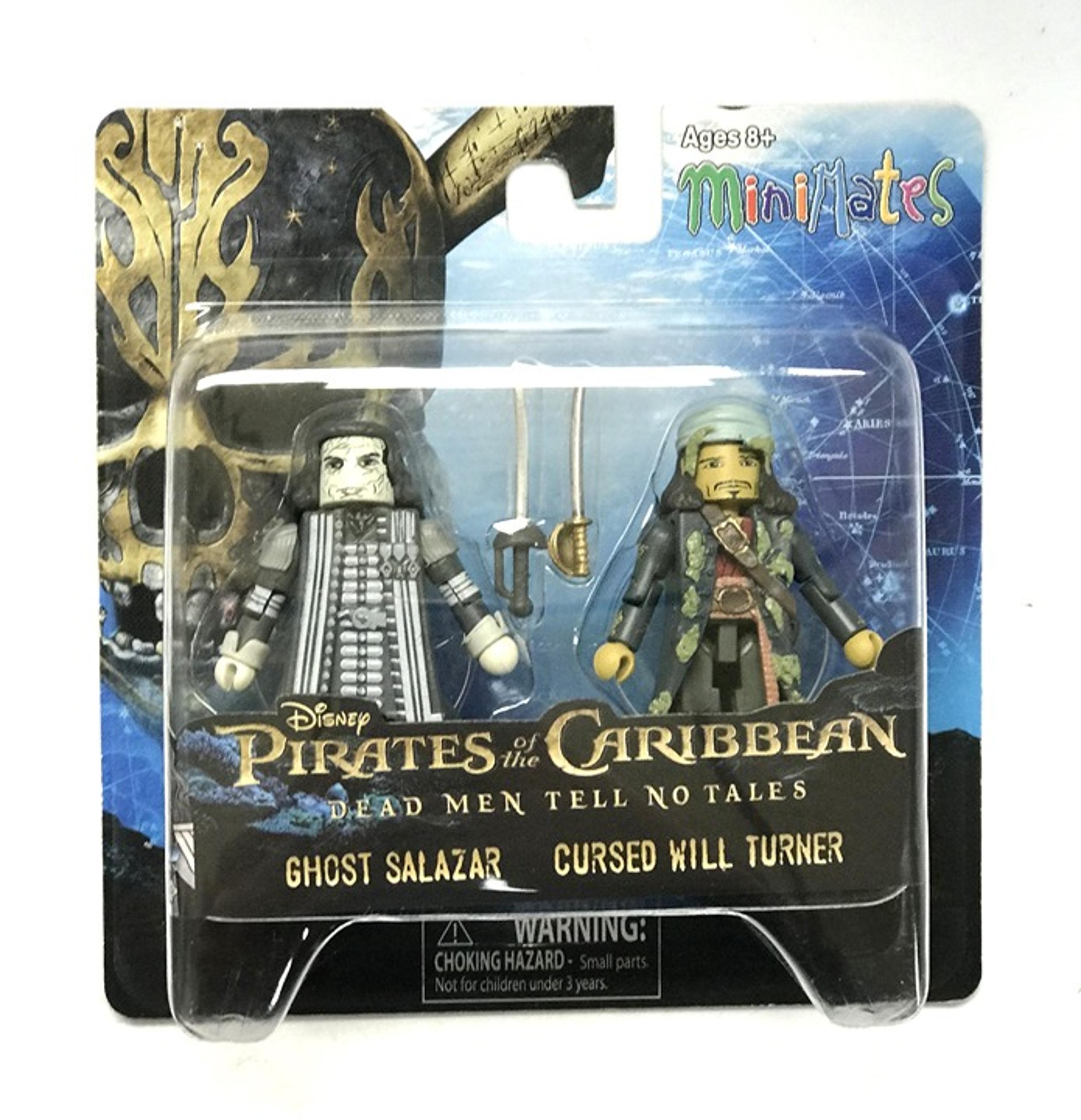 Minimates Pirates of the Caribbean Ghost Salazar and Cursed Will Turner figures!