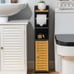 Toilet Paper Holder Stand, Small Bathroom Storage Cabint 30''H-SAJDLK12D