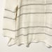 Wooden Ships Womens Size Medium/Large White Striped Boxy Sweater Coastal Grandma