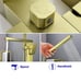 SHAMANDA Freestanding Bathtub Faucet Single Handle Bath Tub Filler Faucet