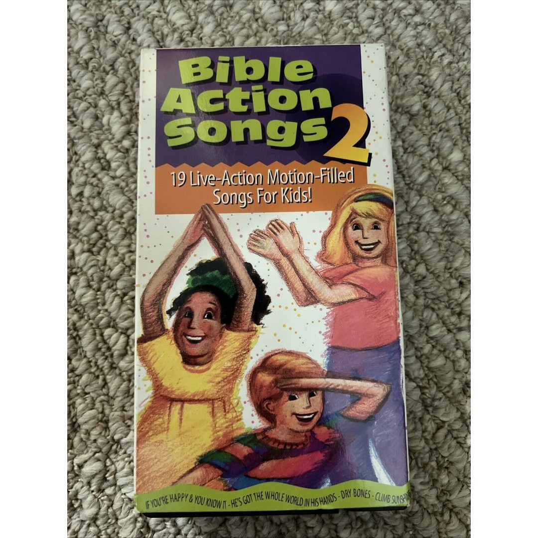 Bible Action Songs 2 Favorite Songs-(VHS 1997)