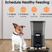 WOPET Automatic Dog Feeders, Pet Food Dispenser, Cat Feeder with Dual Stainless