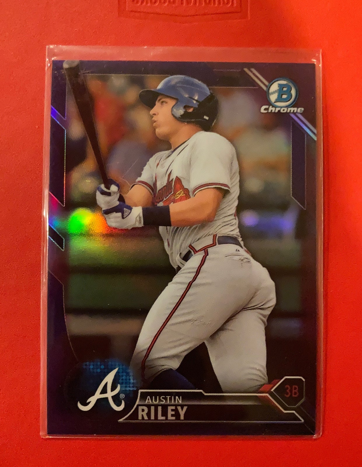 Austin Riley /250 Refractor Rookie 2016 Bowman Chrome #BDC-165 RC