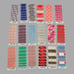 Huge Jamberry Lot 17 Whole Sheets, 17 Half Sheets, 43 Pedi Packs + MANY Loose