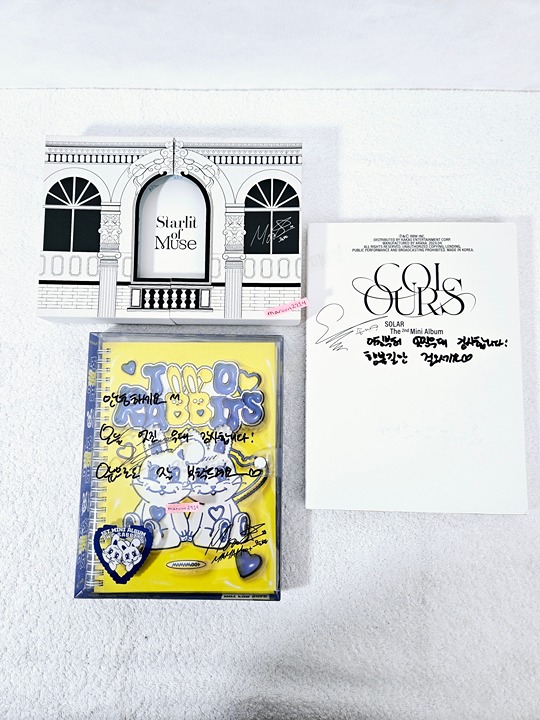 MAMAMOO [PRINTED] Promo Albums Autographed Signed - Solar + Moonbyul + Mamamoo+