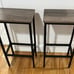 Set of 2 Bar Chairs, Kitchen Breakfast Bar Stools 25.8 Dining Stoots