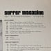 Surfer Magazine August 1971 Vol 12 Number 3 Sport Ocean Photography Vintage Art
