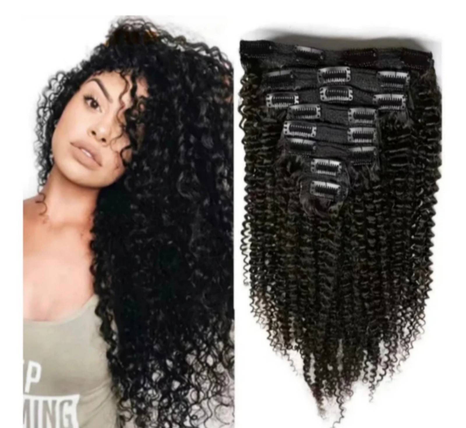 Clip ins Kinky curly