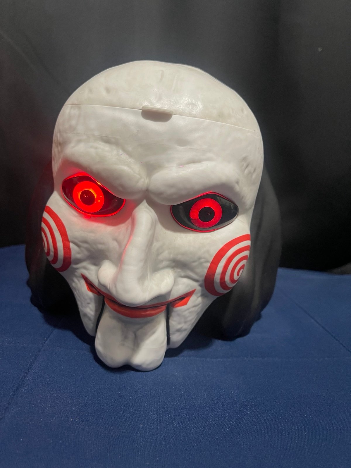Saw X Cinemark Jigsaw Billy LED Light Up Eyes Collectible Popcorn Bucket