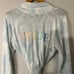 NWT PJ Salvage Blue Tie Dye Wifey Bride Robe