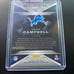 2023 Panini Black RC Rookie Auto Jack Campbell #/199 Card #181 Detroit Lions