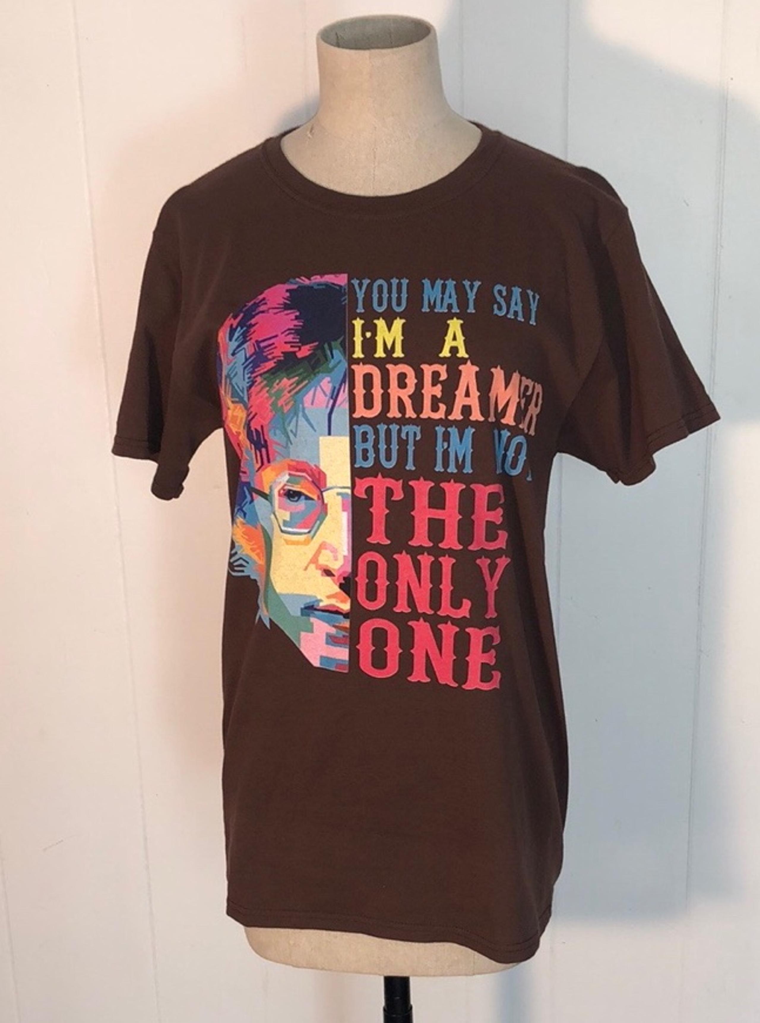 John Lennon Graphic Short Sleeve Tee size small.