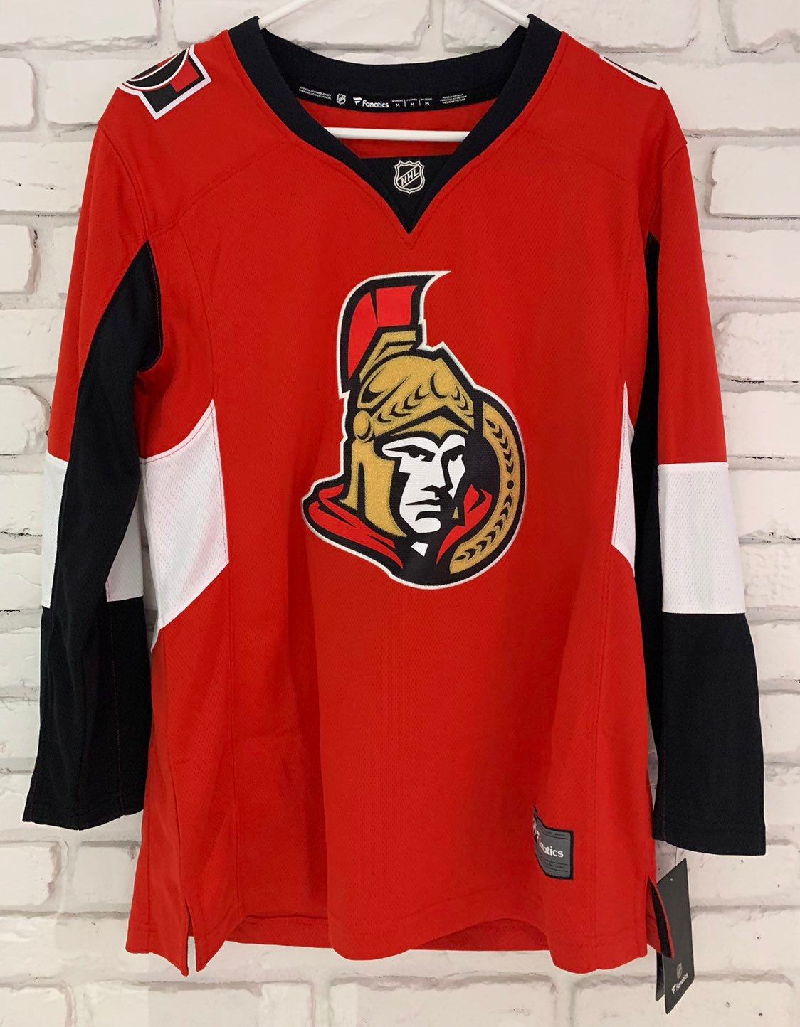 NHL Fanatics Ottawa Senators Women’s Hockey Jersey Home Blank Red Size Medium