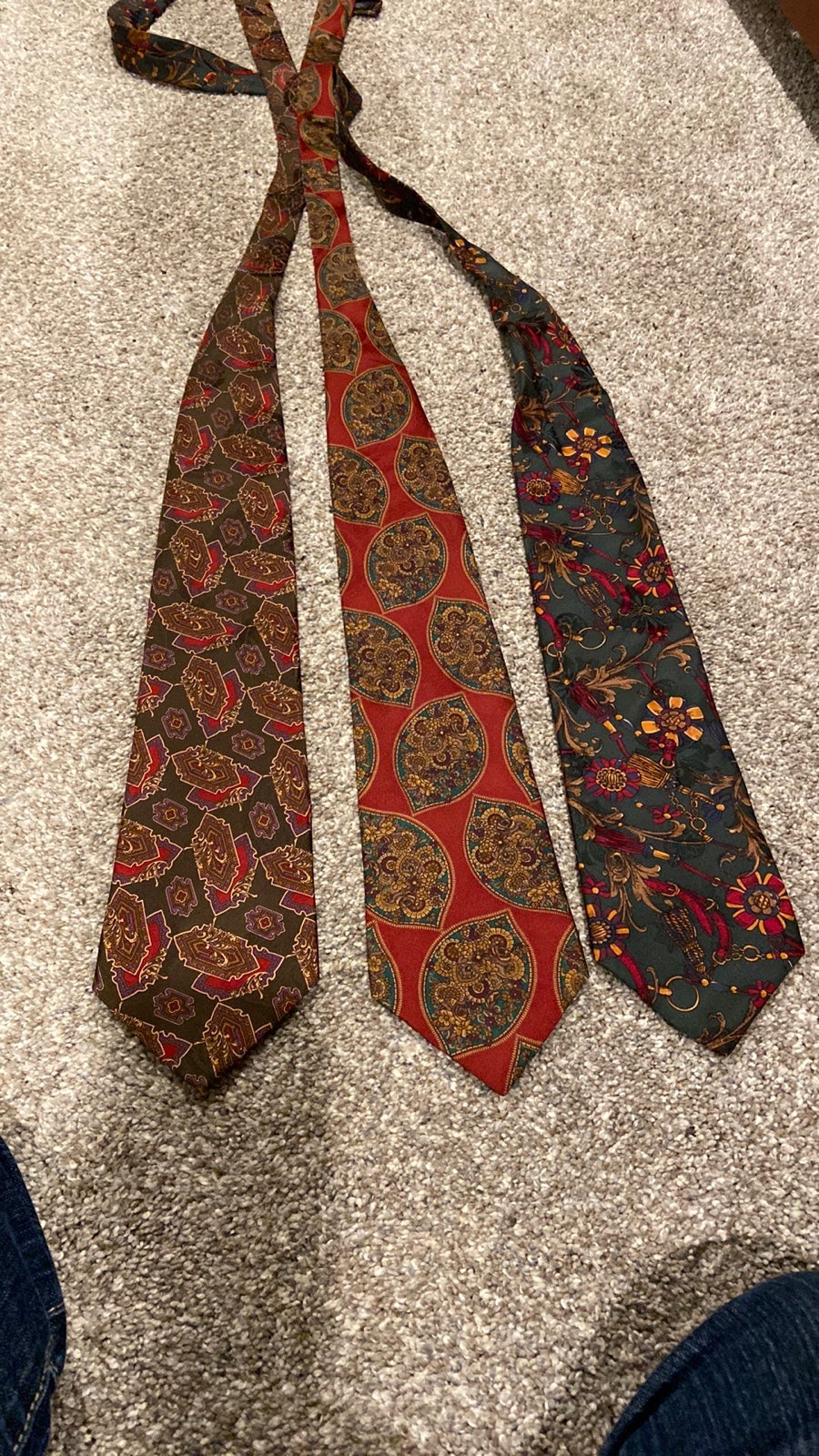 Villa Bugatti Italian silk ties
