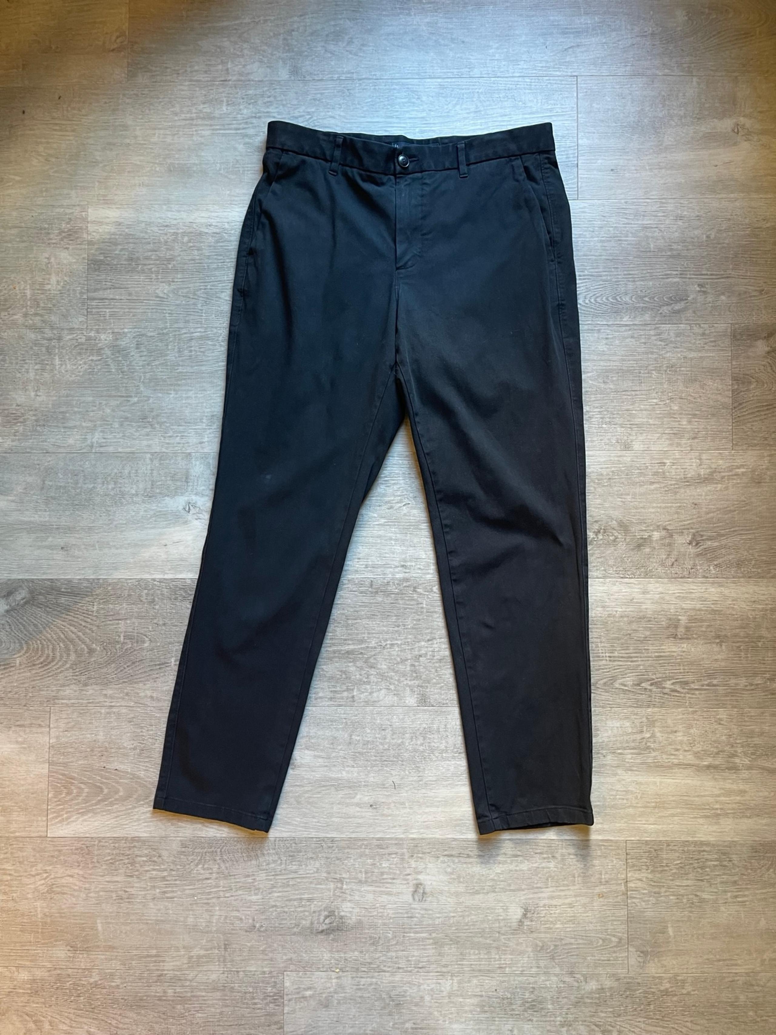 Everlane Uniform Slim Straight Let Black Chino Pants Size 32x30