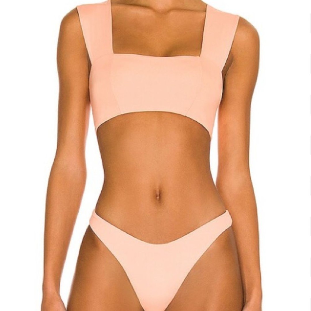 Nwt l*space Parker top cabana bitsy bottom tangy peach orange bikini set