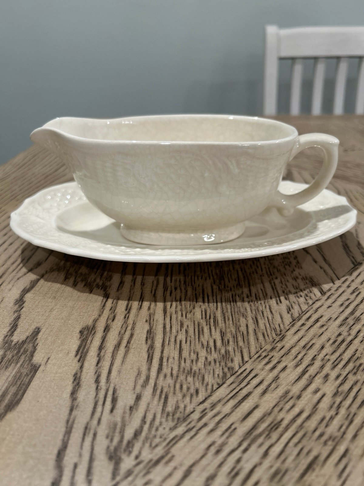 American Traditions Gravy boat and under plate