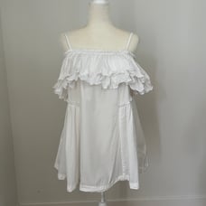 Free People Free-est Have A Thing For You Mini Dress White Small