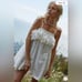 Free People Free-est Have A Thing For You Mini Dress White Small