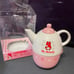 Rare Vintage Sanrio 1999 My Melody Ceramic Teapot and Cup Set