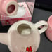 Rare Vintage Sanrio 1999 My Melody Ceramic Teapot and Cup Set