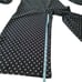 Zara Black White Polka Dot cropped Leg Jumpsuit V-neck Long Sleeve size S NWOT