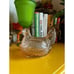 Vintage Mosser/LG Wright Pink Clear Glass 7-inch Hen On Nest