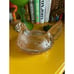 Vintage Mosser/LG Wright Pink Clear Glass 7-inch Hen On Nest