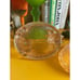 Vintage Mosser/LG Wright Pink Clear Glass 7-inch Hen On Nest