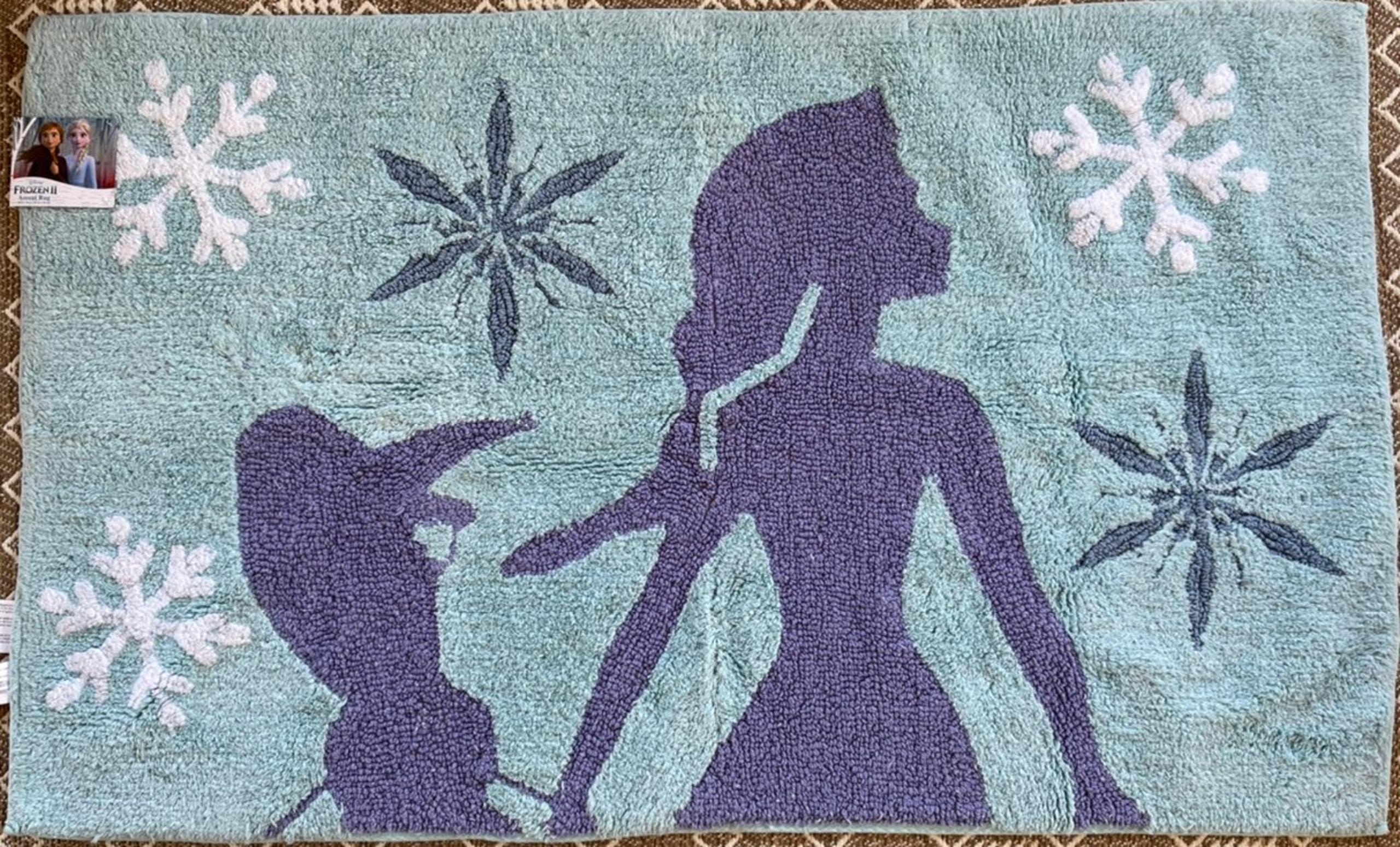 Frozen 2 Accent Rug Snowflake Frost Olaf