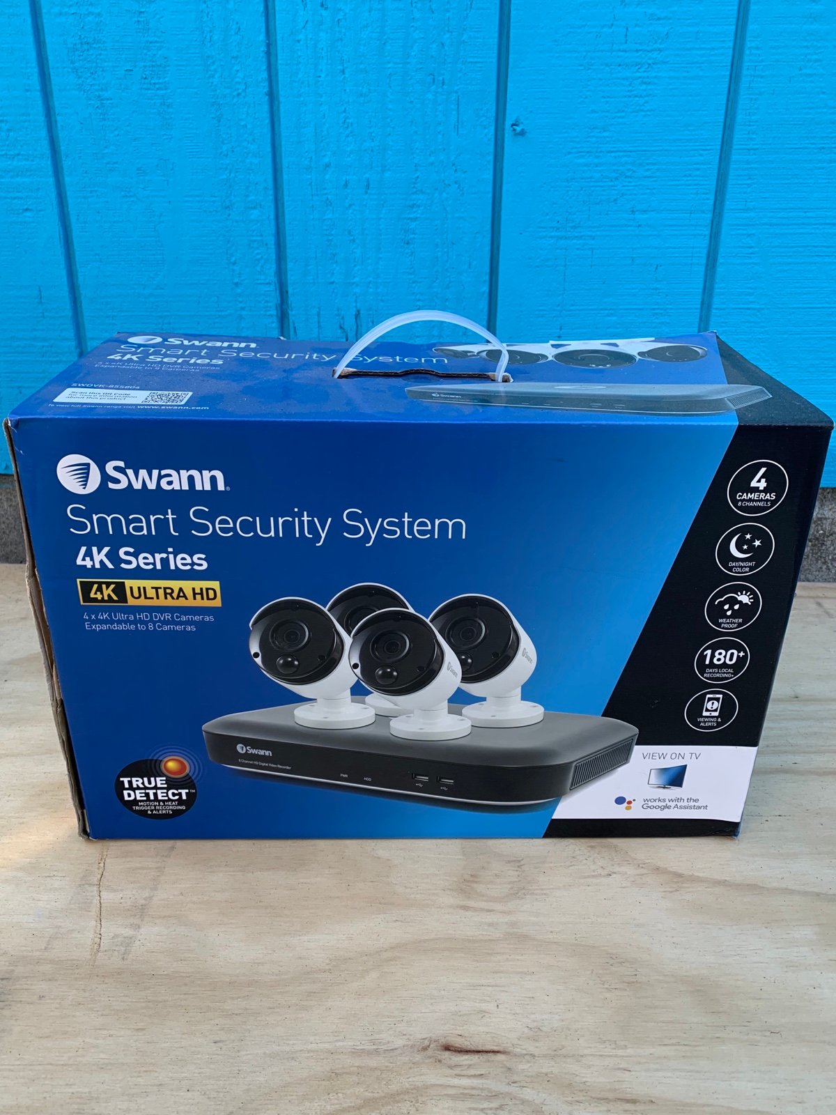 Swann Smart Security System 4k series ultra HD 4 camera & DVR