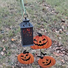 2 Pack Halloween Yard Decoration Stakes, Trick or Treat Happy Halloween