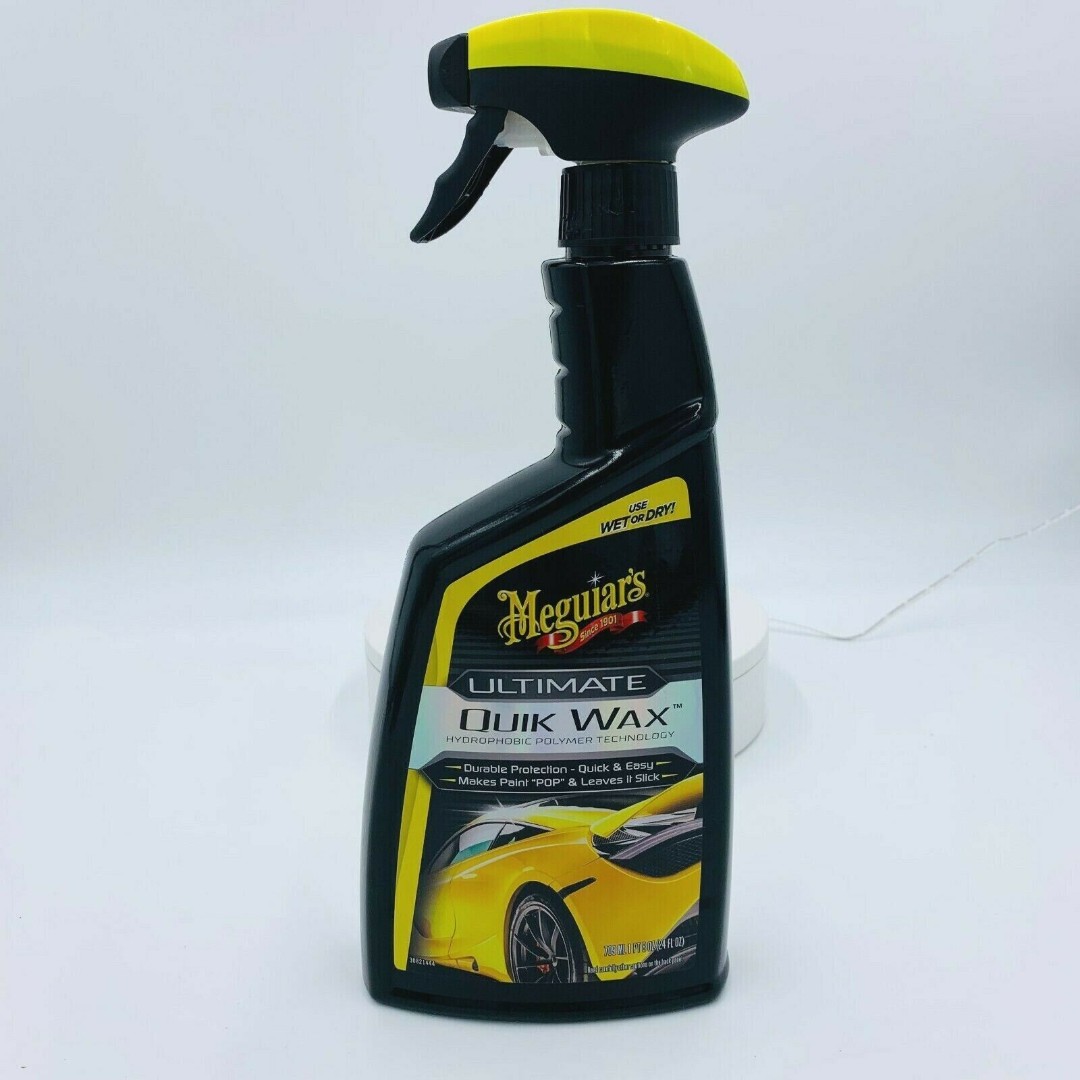 MEGUIARS G200924 - 3Pack Ultimate Quik Wax 24oz Hydrophobic Polymer Technology I