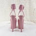 Size 11 Flamingo 891 Pink Vegan Suede 8 High Heels Ankle Cuff Platform Shoes