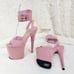 Size 11 Flamingo 891 Pink Vegan Suede 8 High Heels Ankle Cuff Platform Shoes