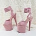 Size 11 Flamingo 891 Pink Vegan Suede 8 High Heels Ankle Cuff Platform Shoes