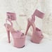 Size 11 Flamingo 891 Pink Vegan Suede 8 High Heels Ankle Cuff Platform Shoes