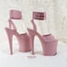 Size 11 Flamingo 891 Pink Vegan Suede 8 High Heels Ankle Cuff Platform Shoes