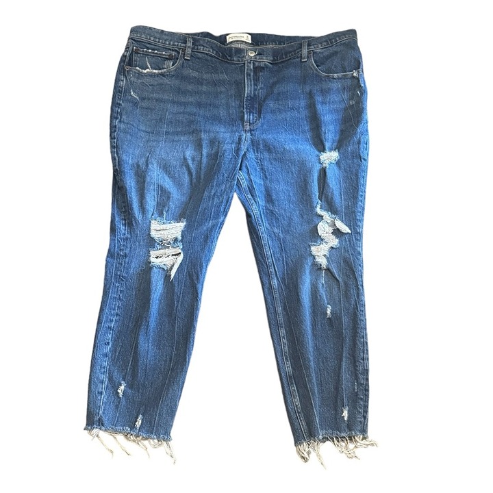 Abercrombie & Fitch High Rise Mom Jean Side 22S
